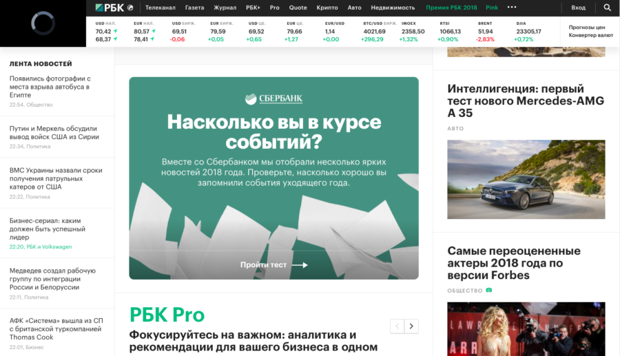 Сбербанк. Насколько вы в курсе событий?