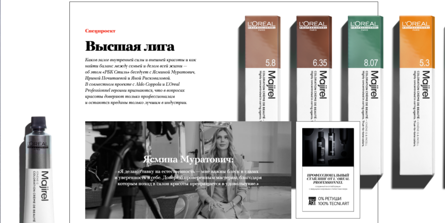 L’Oréal Professionnel и ALDO COPPOLA. Высшая лига.