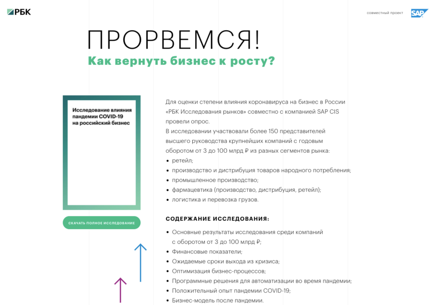 SAP. Как вернуть бизнес к росту? Исследование рынков.