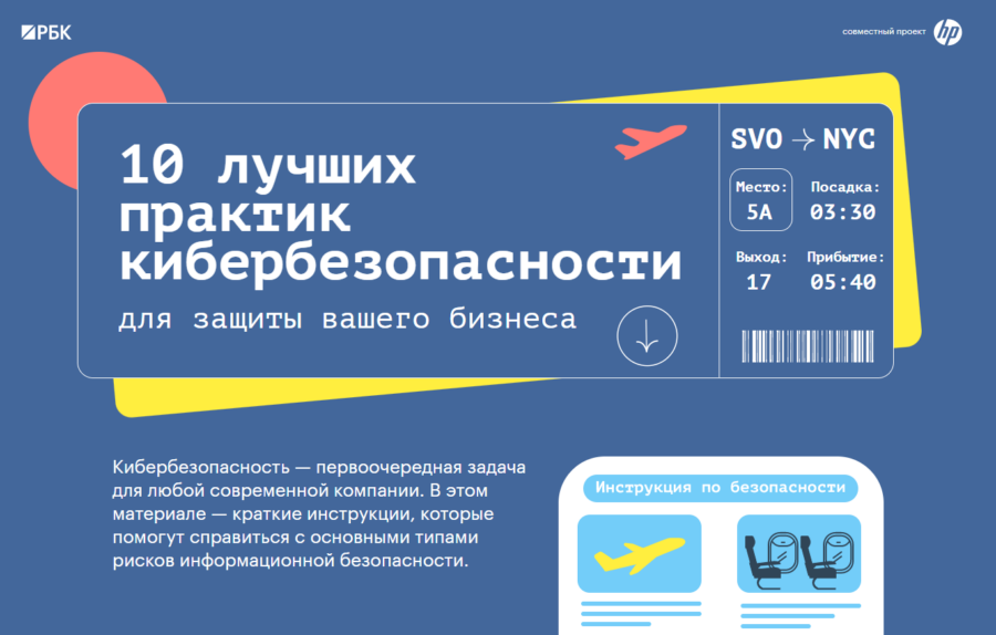 HP. 10 инструкций по кибербезопасности.