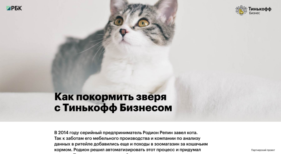 Тинькофф. Как покормить зверя с Тинькофф Бизнесом.