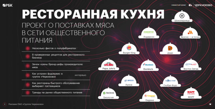 Рассказываем о поставках мяса в сети общественного питания